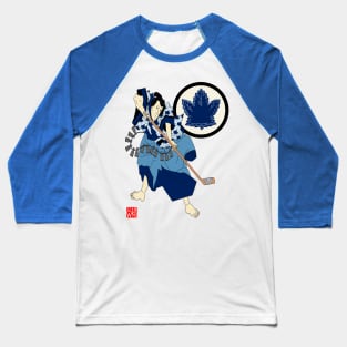 Maple Leaf Samurai Baseball T-Shirt